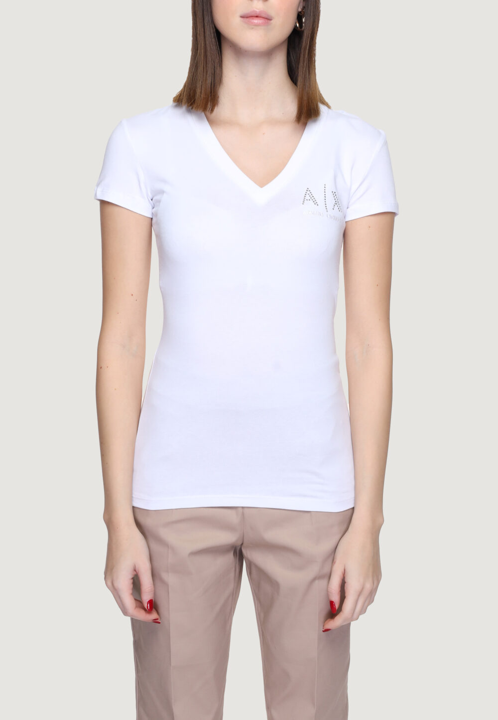 T-shirt Armani Exchange Bianco - Foto 5