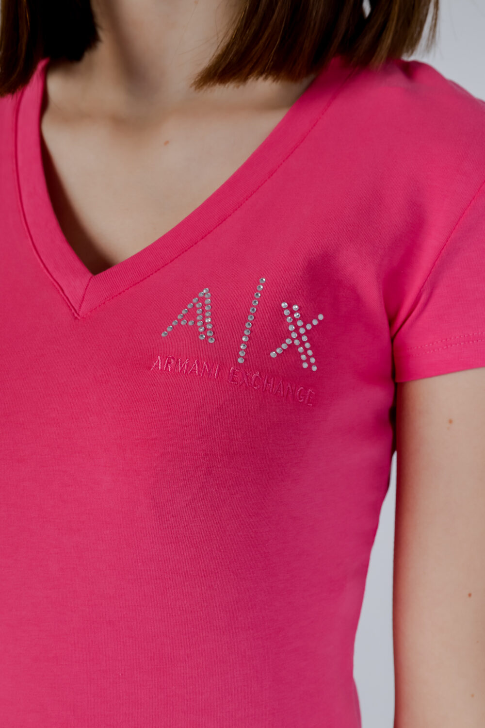 T-shirt Armani Exchange Pesca - Foto 2