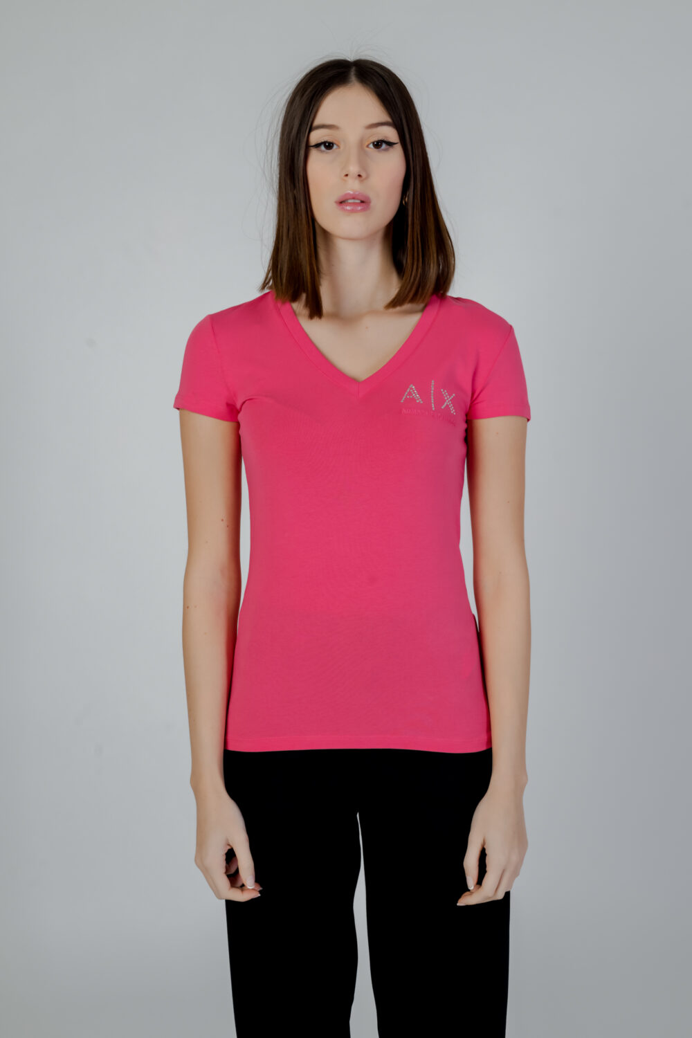 T-shirt Armani Exchange Pesca - Foto 5