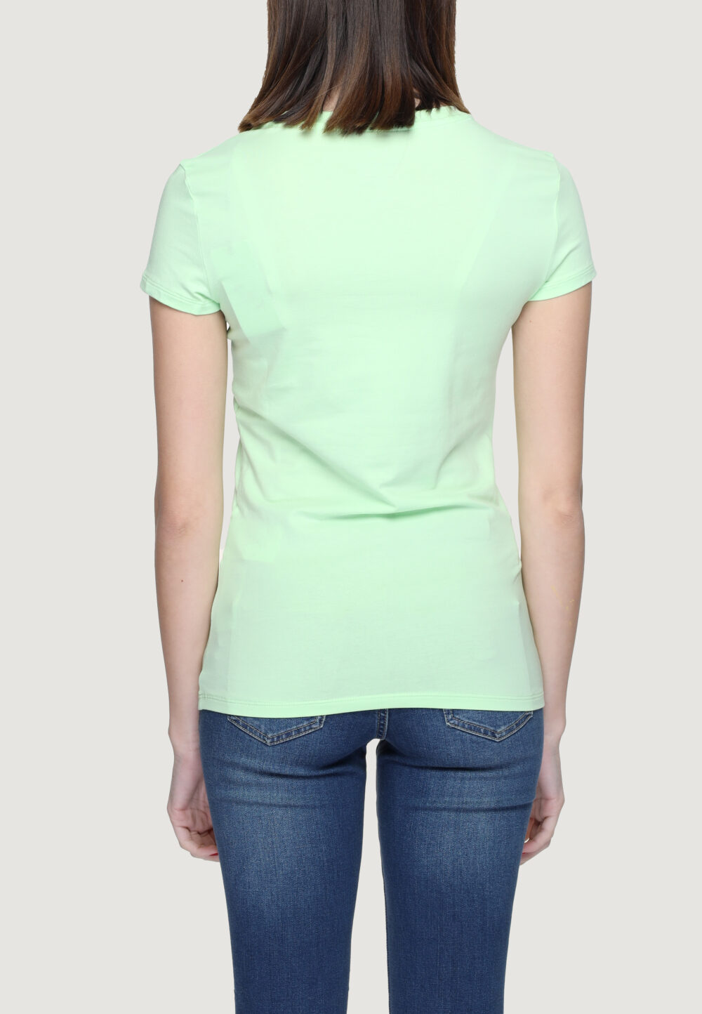 T-shirt Armani Exchange Verde ice - Foto 4