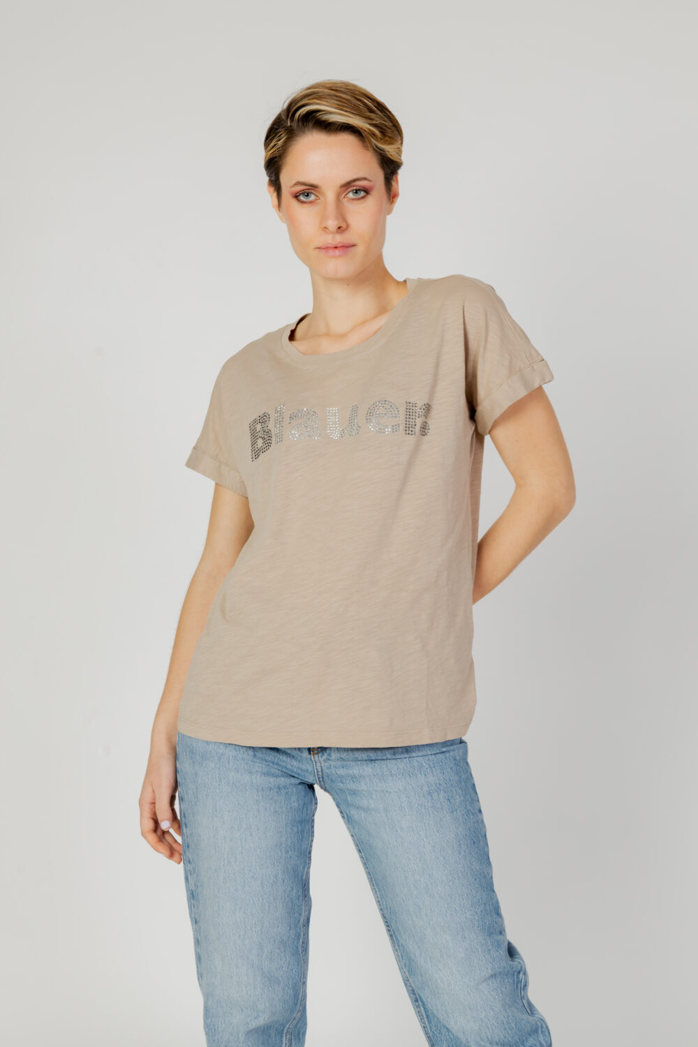 T-shirt Blauer. Beige - Foto 1