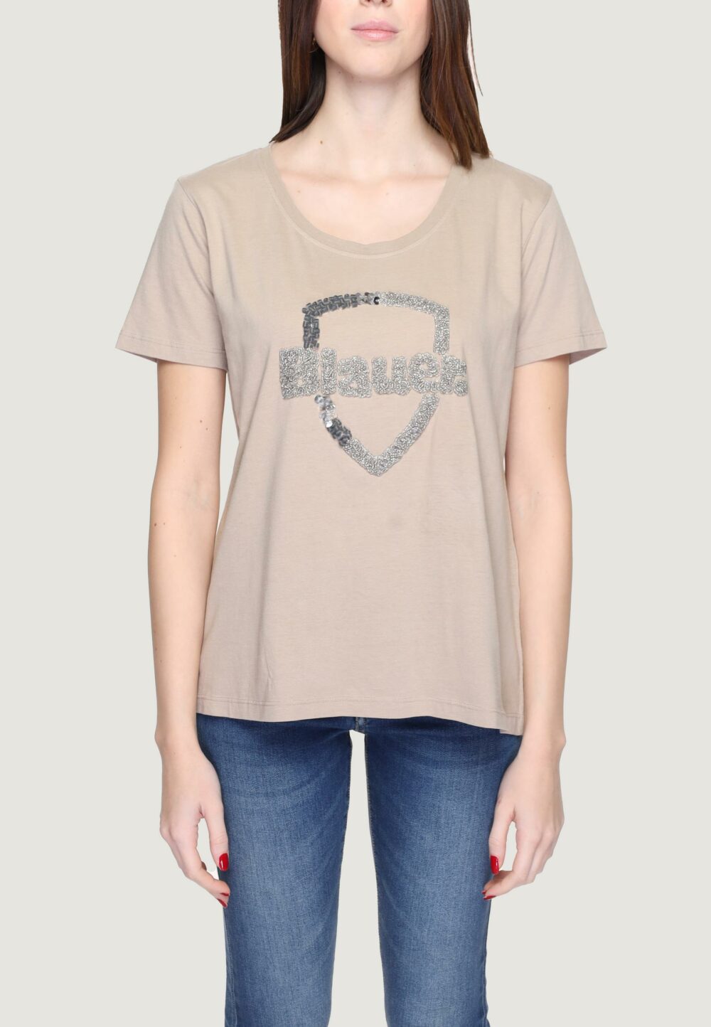 T-shirt Blauer. Beige scuro - Foto 1