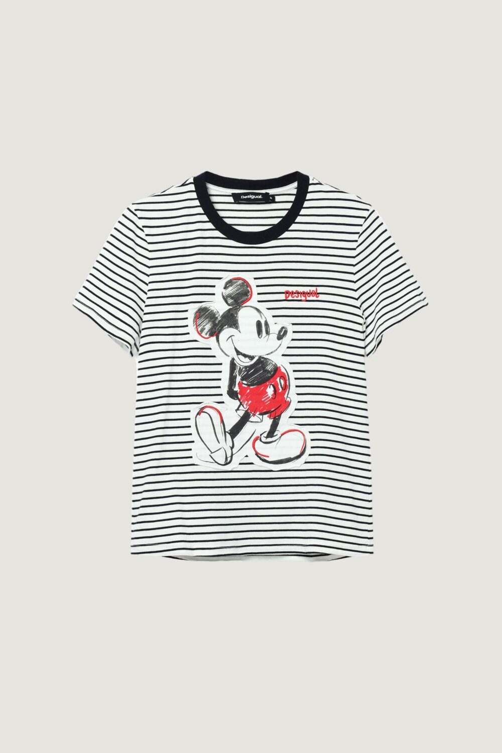 T-shirt Desigual mickey patch Bianco - Foto 6