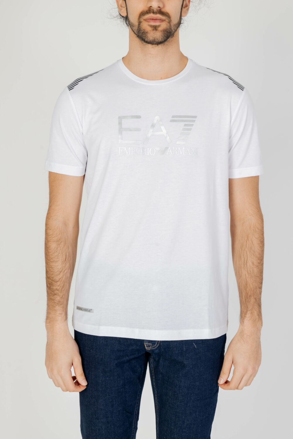 T-shirt EA7 Bianco - Foto 5