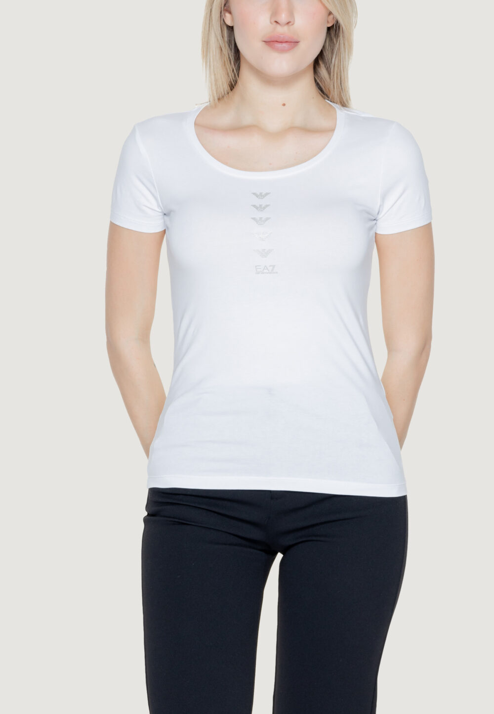 T-shirt EA7 Bianco - Foto 4