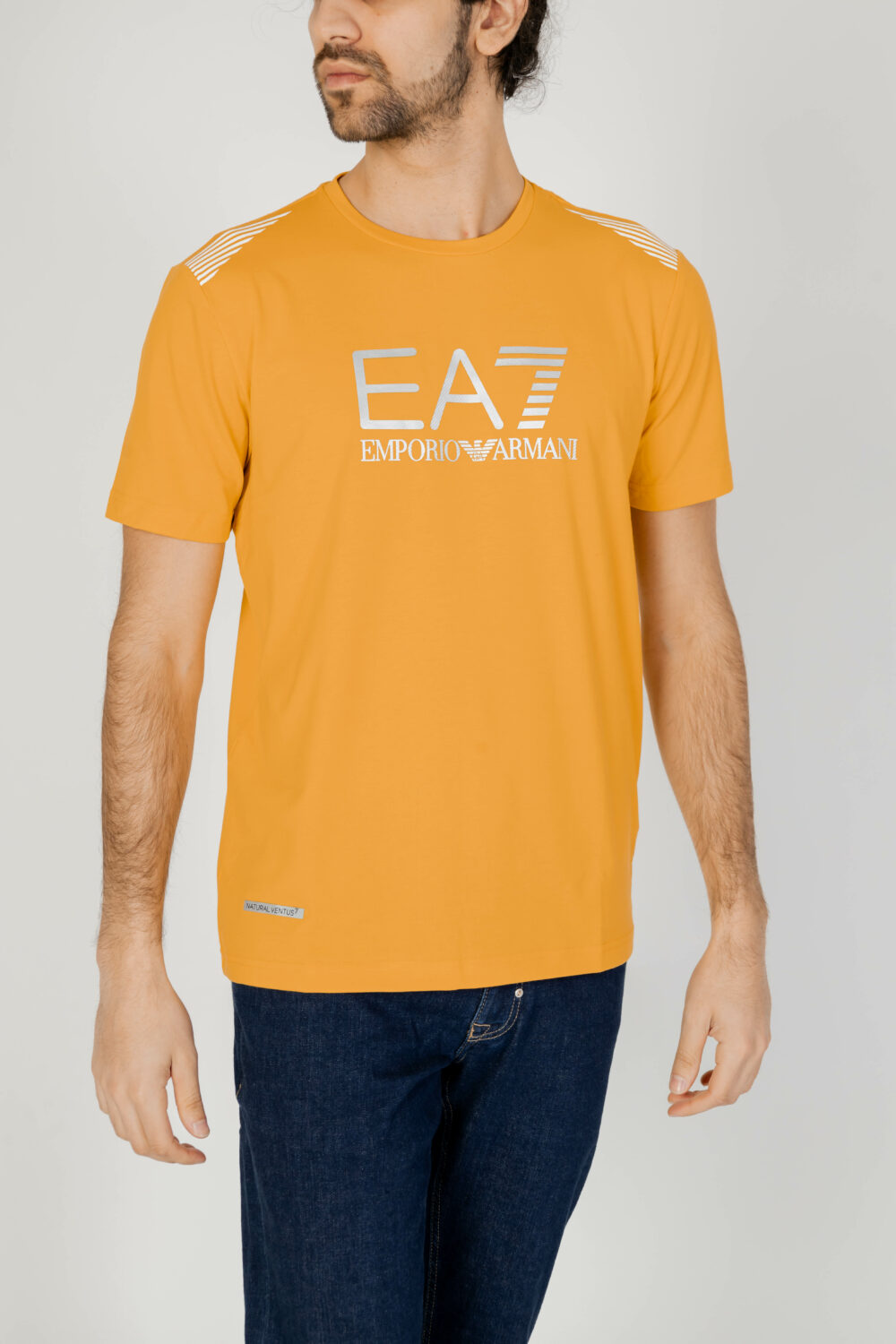 T-shirt EA7 Giallo - Foto 1