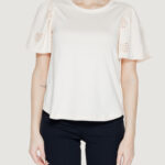 T-shirt Jacqueline de Yong jdyriga s/s mix jrs Bianco - Foto 1