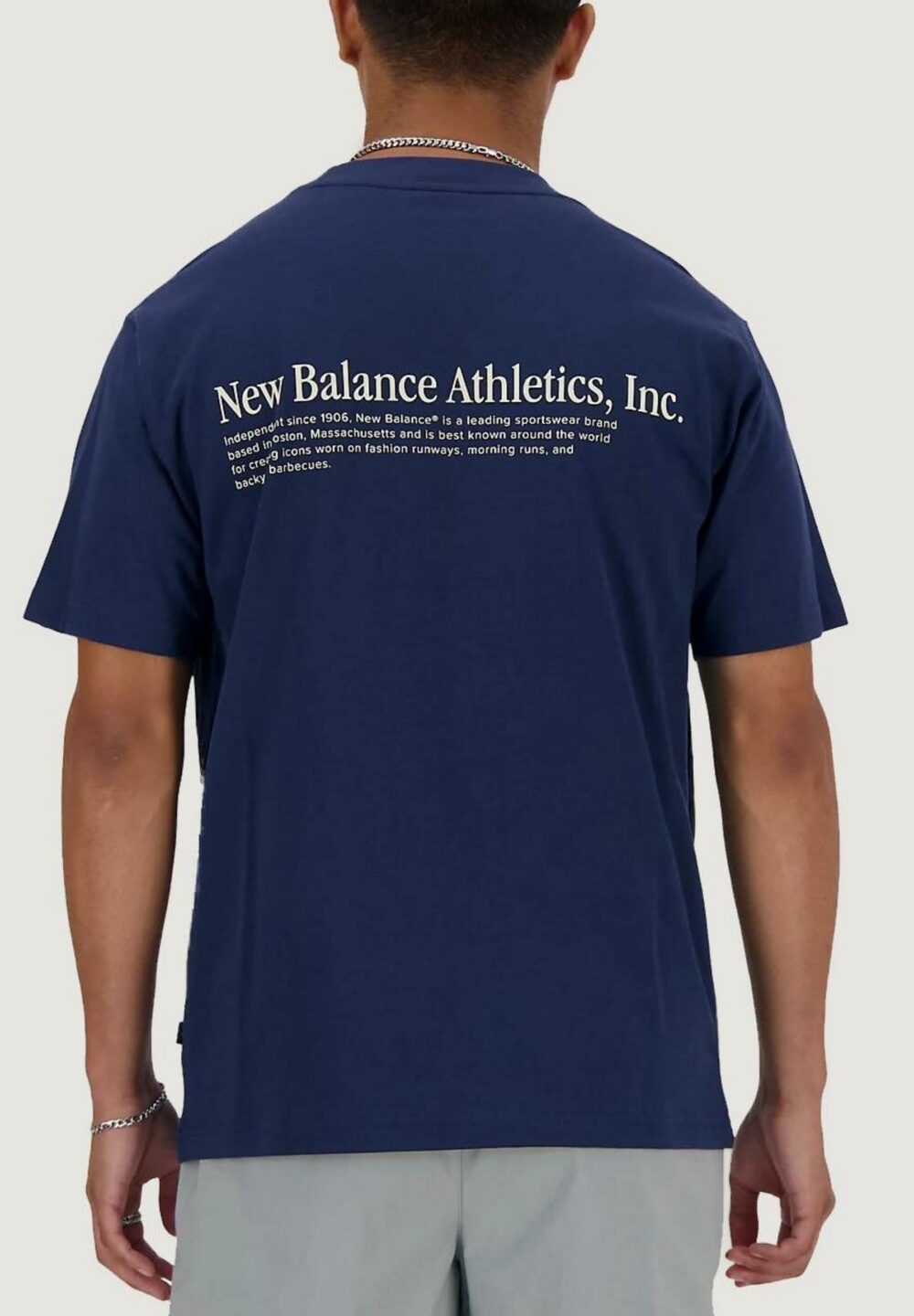 T-shirt New Balance Blu - Foto 3