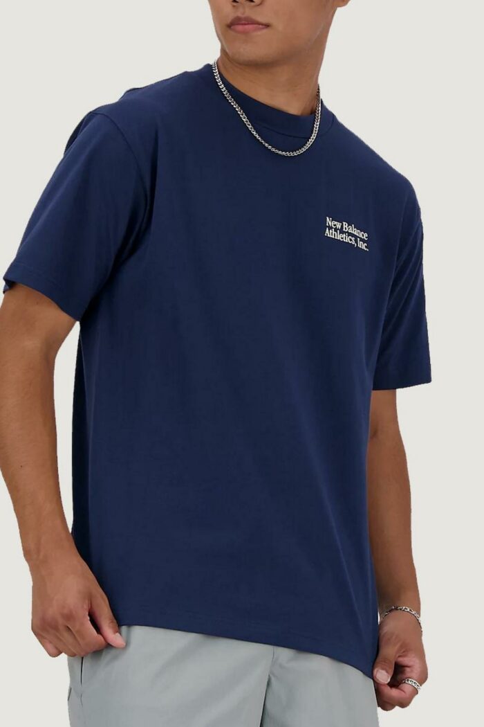 T-shirt New Balance  Blu