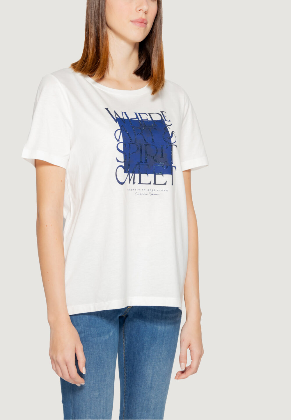 T-shirt Street One Bianco - Foto 3