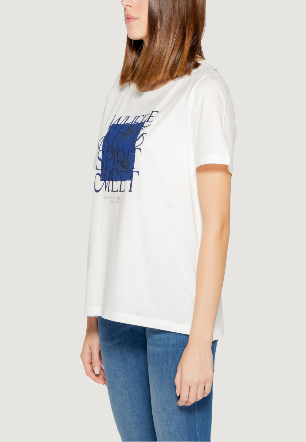 T-shirt Street One Bianco - Foto 4