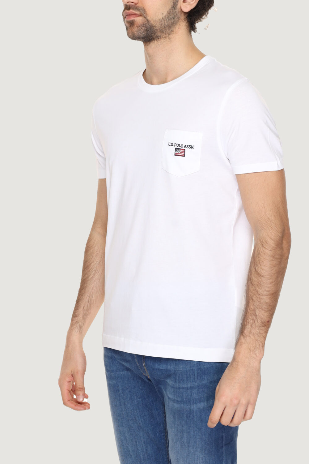 T-shirt U.S. Polo Assn. zack Bianco - Foto 4