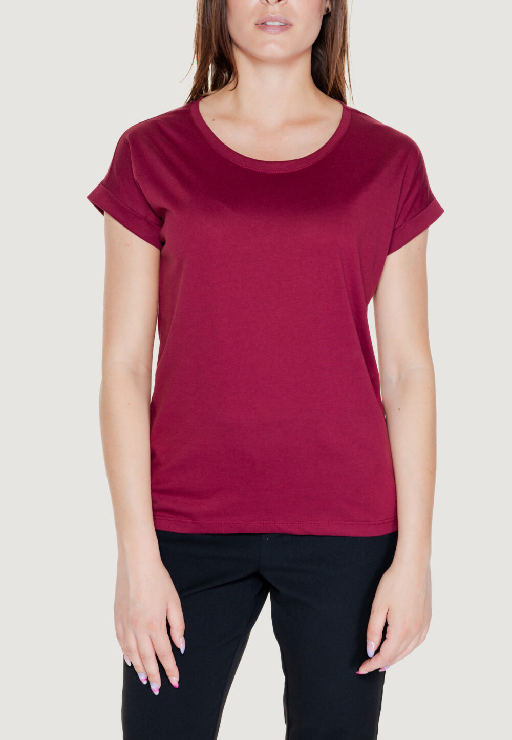 T-shirt Vila Clothes vidreamers new pure noos Bordeaux - Foto 4