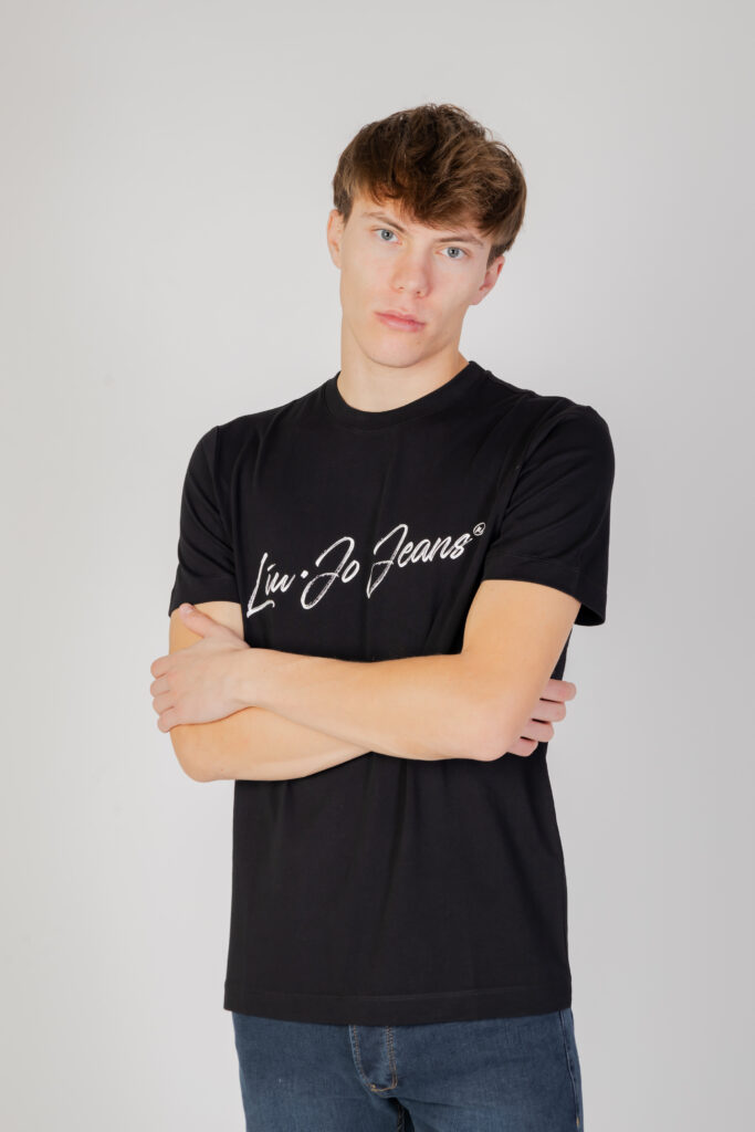 T-shirt Liu-Jo signjeans Nero