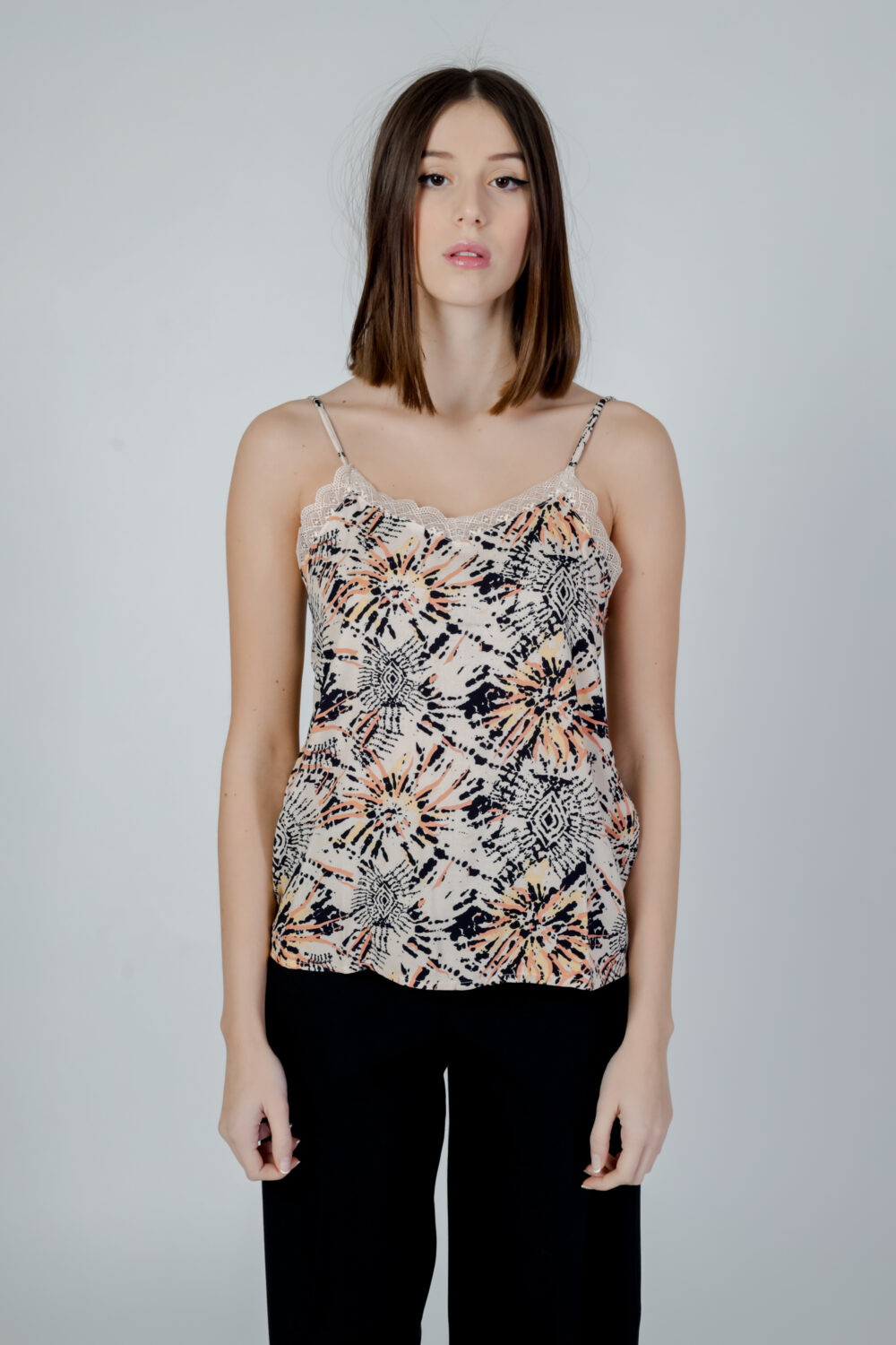 Top Jacqueline de Yong jdygaya s/l singlet wvn exp Beige - Foto 6