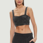 Top Tommy Hilfiger Jeans bustier ah7185 Black Jeans - Foto 1