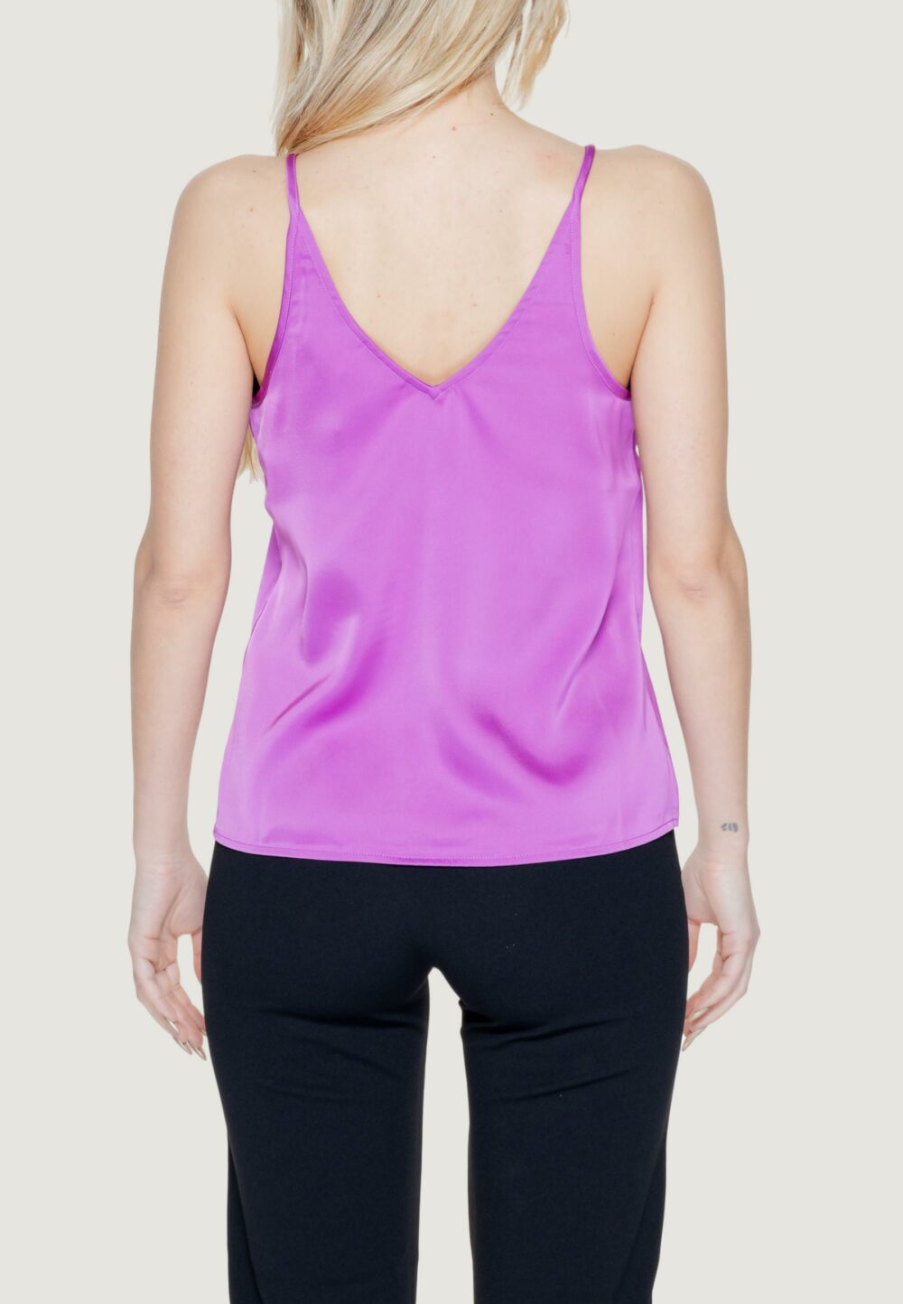 Top Vila Clothes viravenna v-neck strap top/dc Magenta - Foto 2