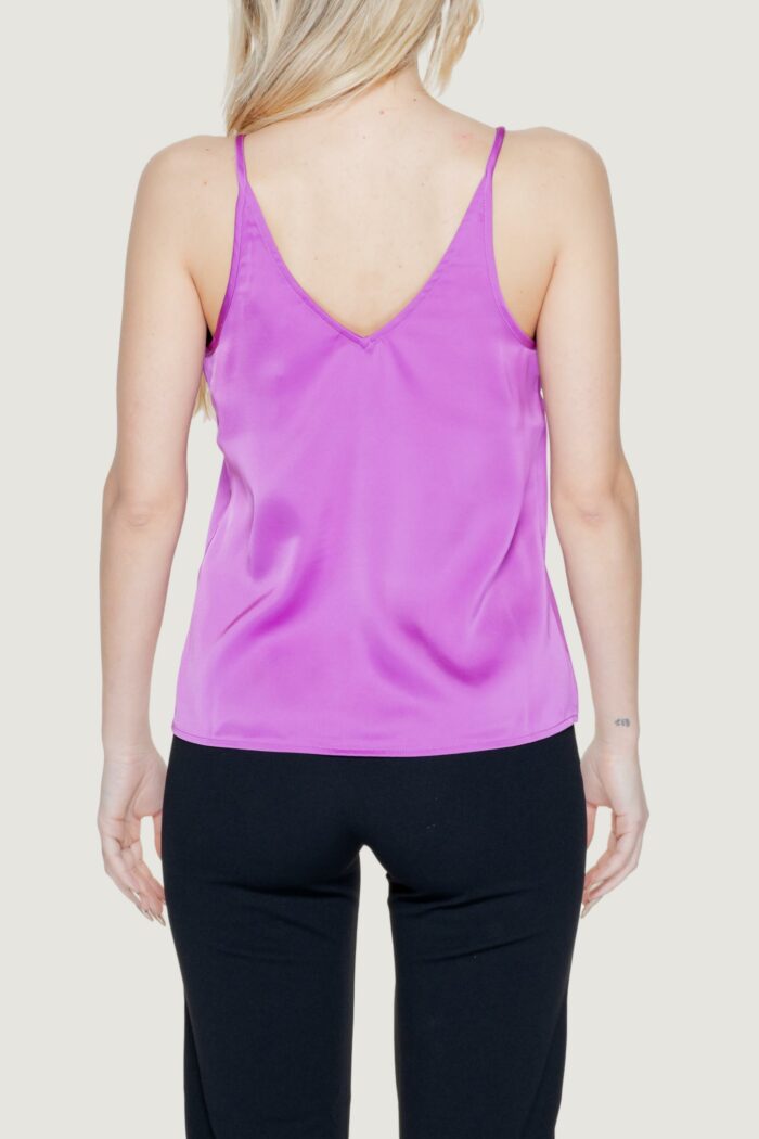 Top Vila Clothes viravenna v-neck strap top/dc Magenta