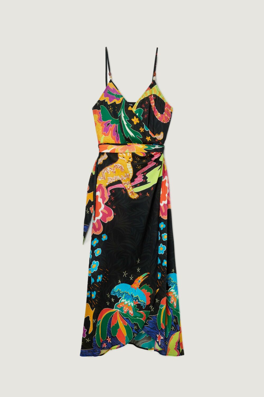 Vestito midi Desigual selva Nero - Foto 6