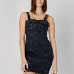 Vestito midi Tommy Hilfiger Jeans bustier ah7185 Black Jeans - Foto 1