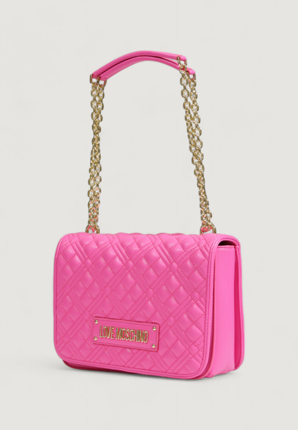 Borsa Love Moschino quilted Fuxia - Foto 3