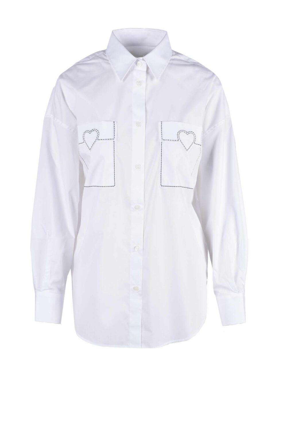 Camicia manica lunga Love Moschino Bianco - Foto 1