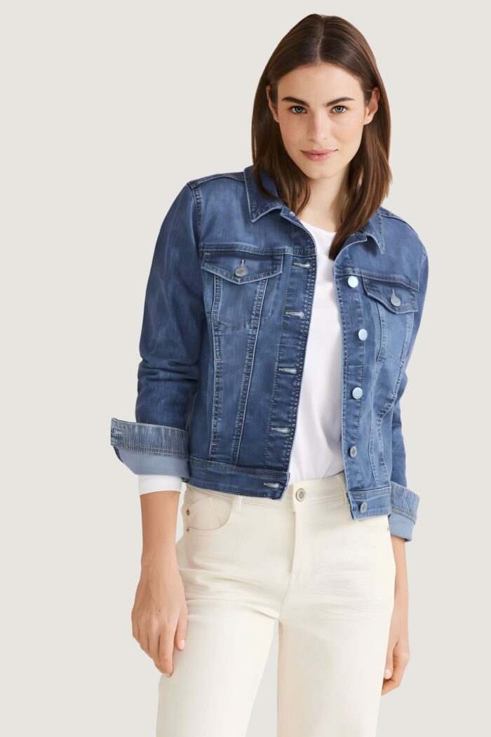 Giacchetto Street One qr denimjacket,indigo Denim