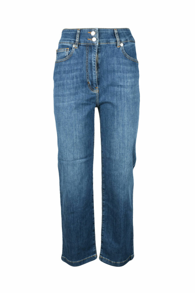 Jeans mom Love Moschino  Blu