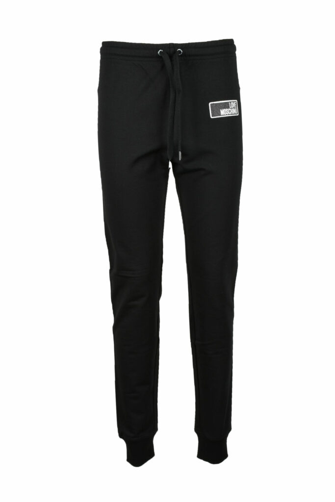 Pantaloni regular Love Moschino  Nero