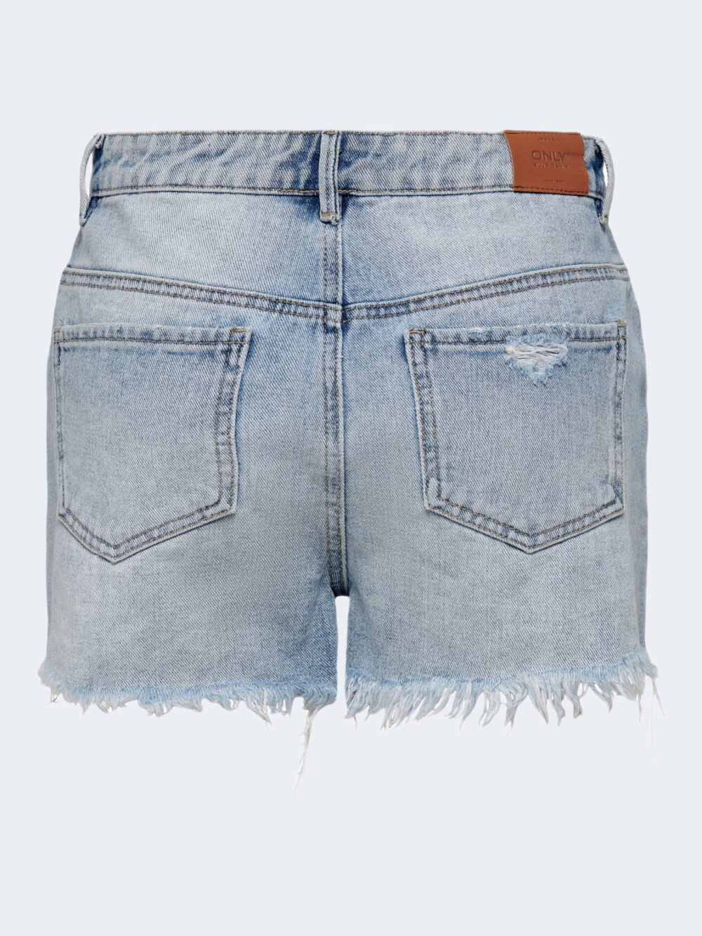 Shorts Only onlpacy hw dnm shorts noos Blue Denim Chiaro - Foto 6