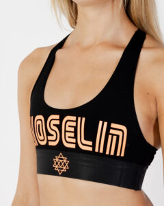 Top Gioselin crop fitness Arancione Fluo - Foto 1