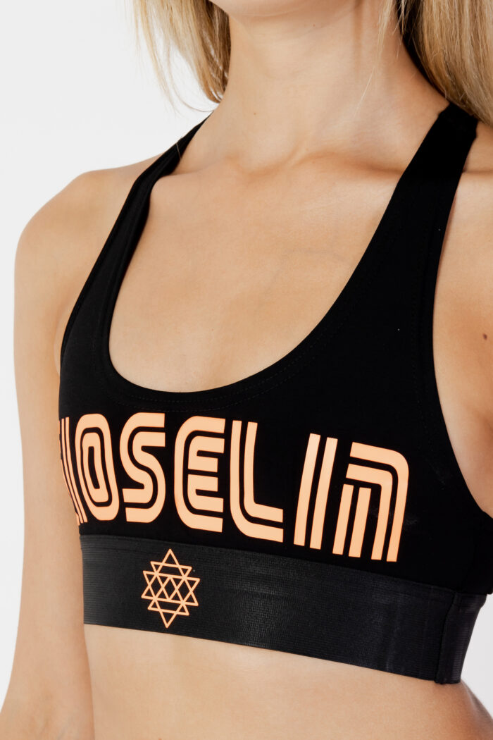 Top Gioselin crop fitness Arancione Fluo