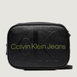 Borsa Calvin Klein Jeans sculpted camera 18 mono Verde - Foto 1