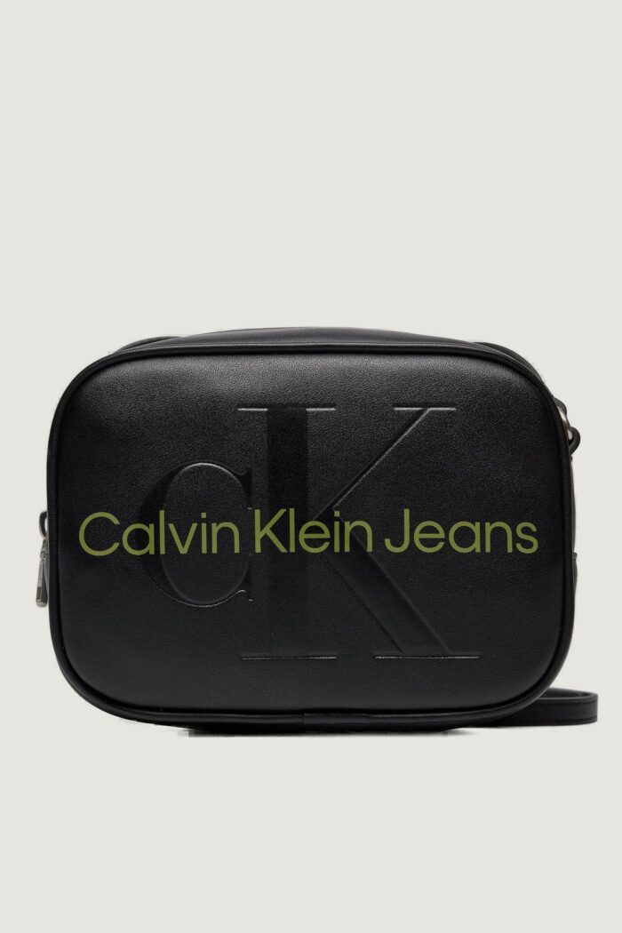 Borsa Calvin Klein Jeans sculpted camera 18 mono Verde