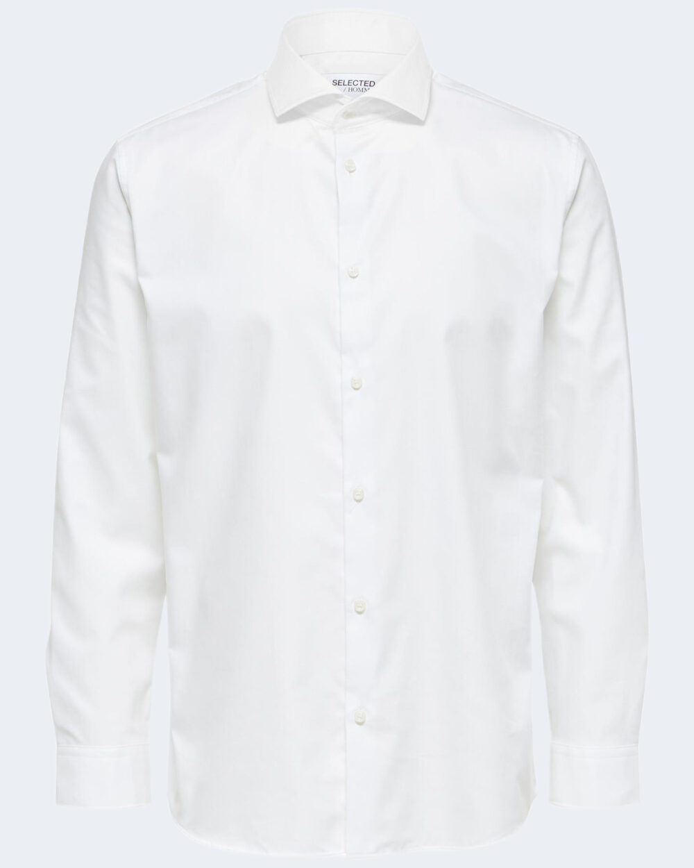 Camicia manica lunga Selected slhslimethan shirt ls cut away b noos Bianco - Foto 4