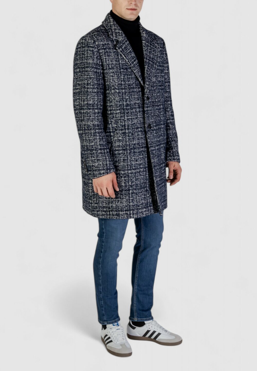 Cappotto Antony Morato slim fit bouclè Blu - Foto 3