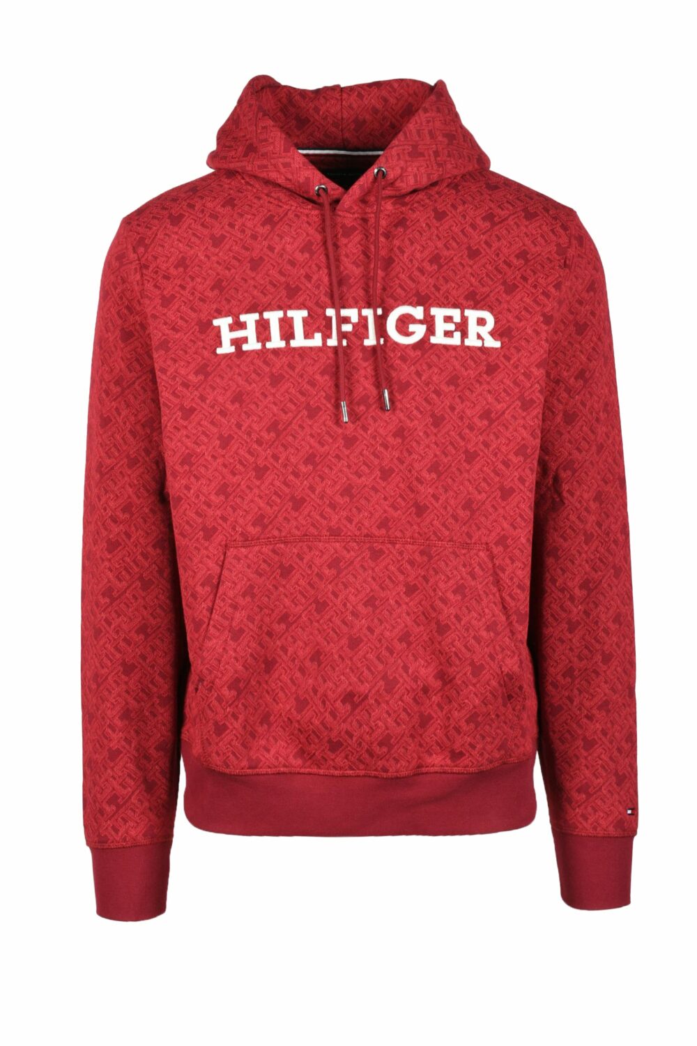 Felpa con cappuccio Tommy Hilfiger Rosso - Foto 1