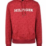 Felpa con cappuccio Tommy Hilfiger Rosso - Foto 1