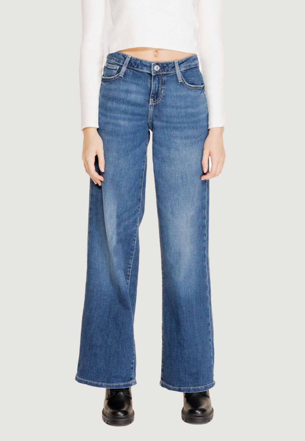 Jeans bootcut Guess sexy palazzo Denim - Foto 1