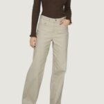 Jeans larghi Only onljuicy hw wide leg dnm rea noos Beige - Foto 1