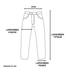 Misure pantaloni