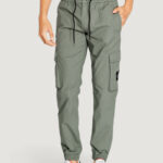 Pantaloni Calvin Klein Jeans washed cargo Grigio - Foto 1