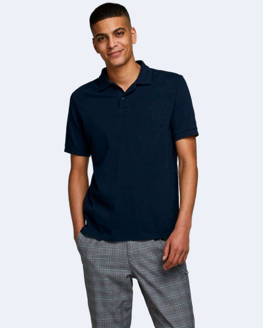 Polo manica corta Jack Jones jjebasic ss noos Blue scuro - Foto 1