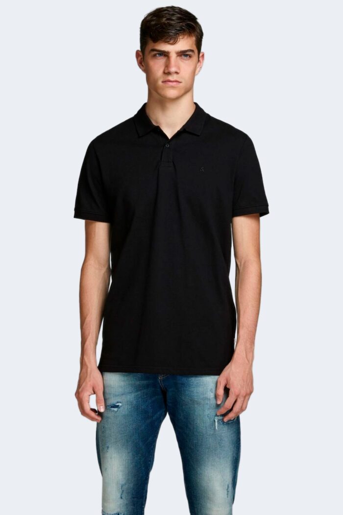 Polo manica corta Jack Jones jjebasic ss noos Nero