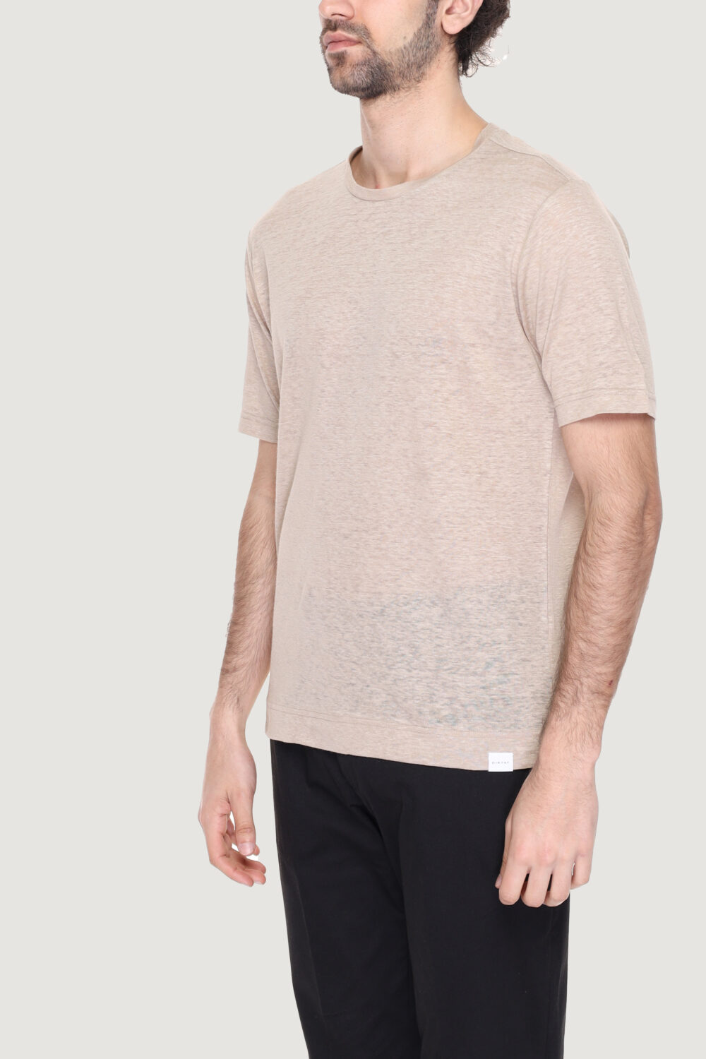 T-shirt DIKTAT Beige - Foto 4