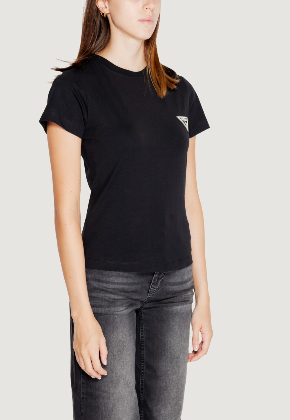 T-shirt Guess Active ann ss slim Nero - Foto 5