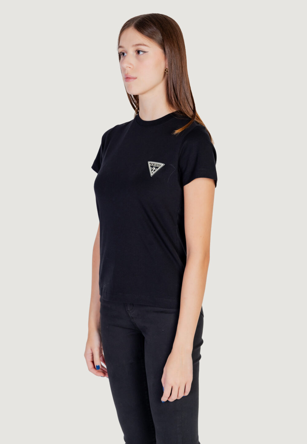 T-shirt Guess Active ann ss slim Nero - Foto 9