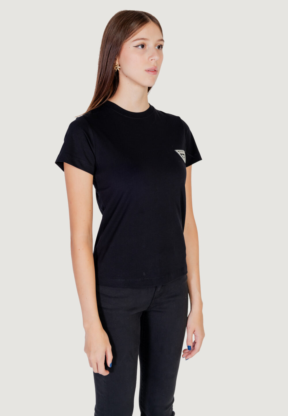 T-shirt Guess Active ann ss slim Nero - Foto 12