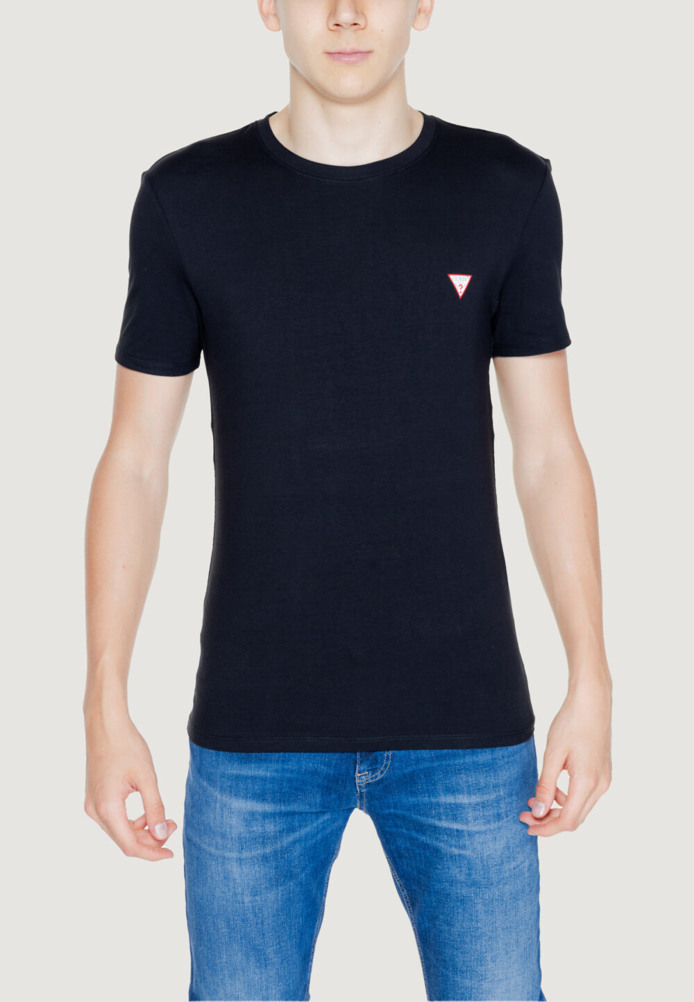 T-shirt Guess cn ss core tee Nero - Foto 1