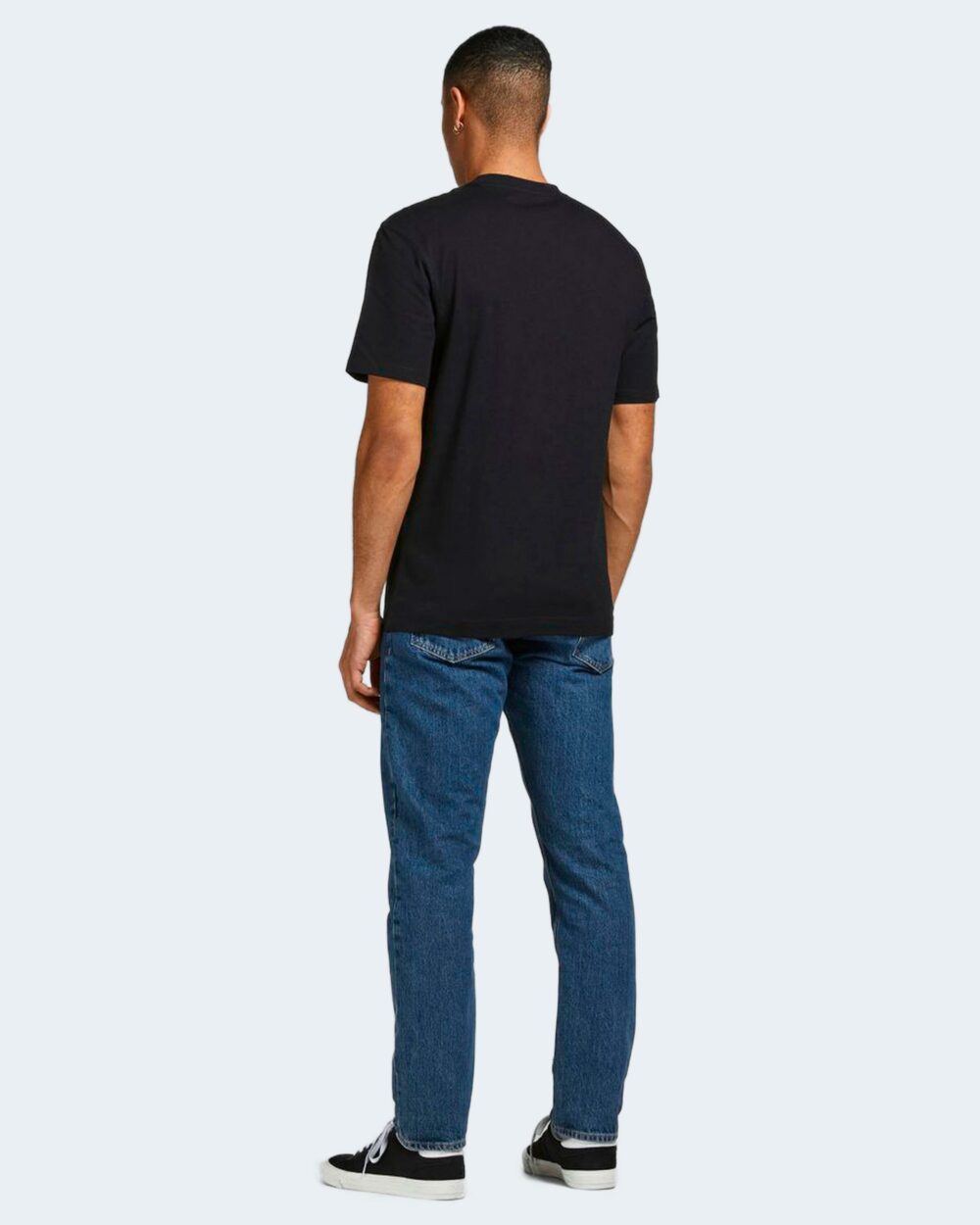 T-shirt Jack Jones jjerelaxed tee ss o-neck noos Nero - Foto 4